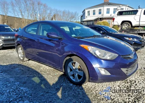 2013 Hyundai Elantra Gls из США, поврежденный, VIN 5NPDH4AE7DH451334